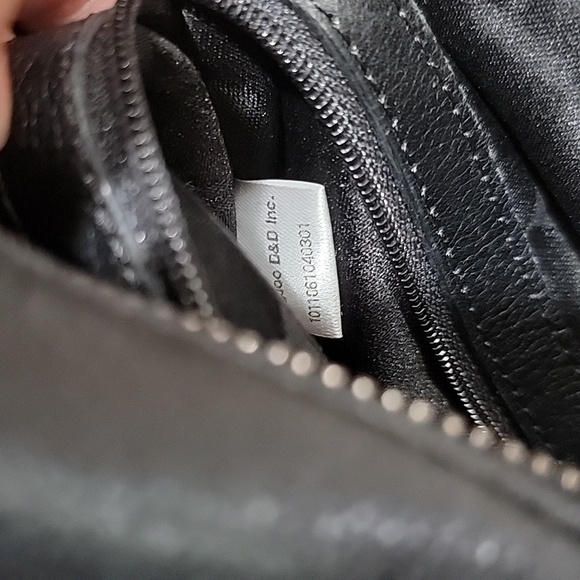 MCM EUC Leather Studded Small Heritage Boston Bag - Picture 10 of 11